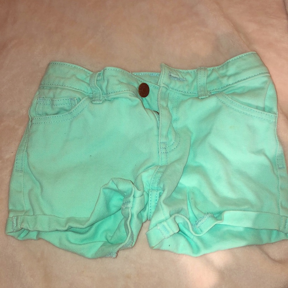 Girls Teal/Mint shorts
